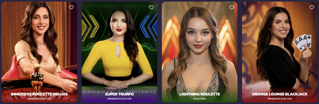 Esperienza dal vivo al Coolzino Casino
